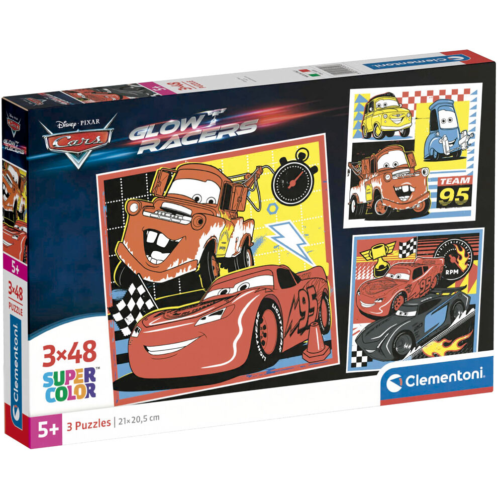 Disney Cars puzzle 3x48pcs