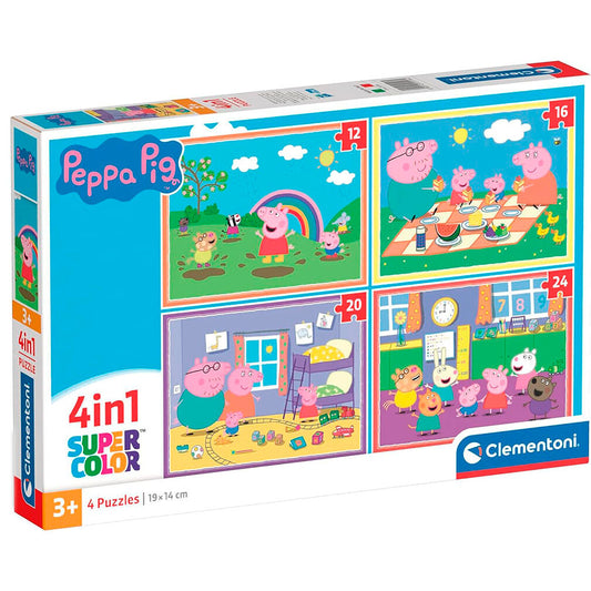 Peppa Pig puzzle 12-16-20-24pzs