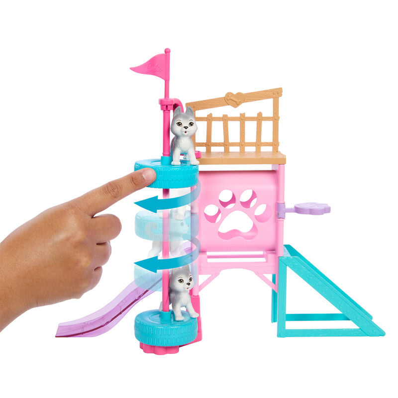 Barbie Stacie to the Rescue Puppu Playground playset + doll