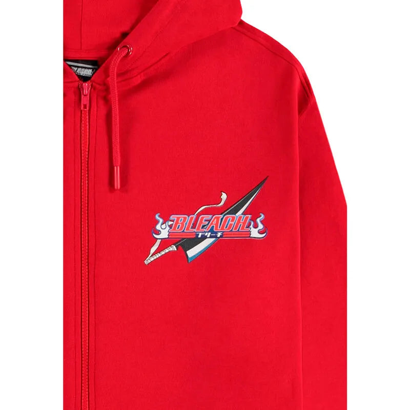 Bleach zipper hoodie