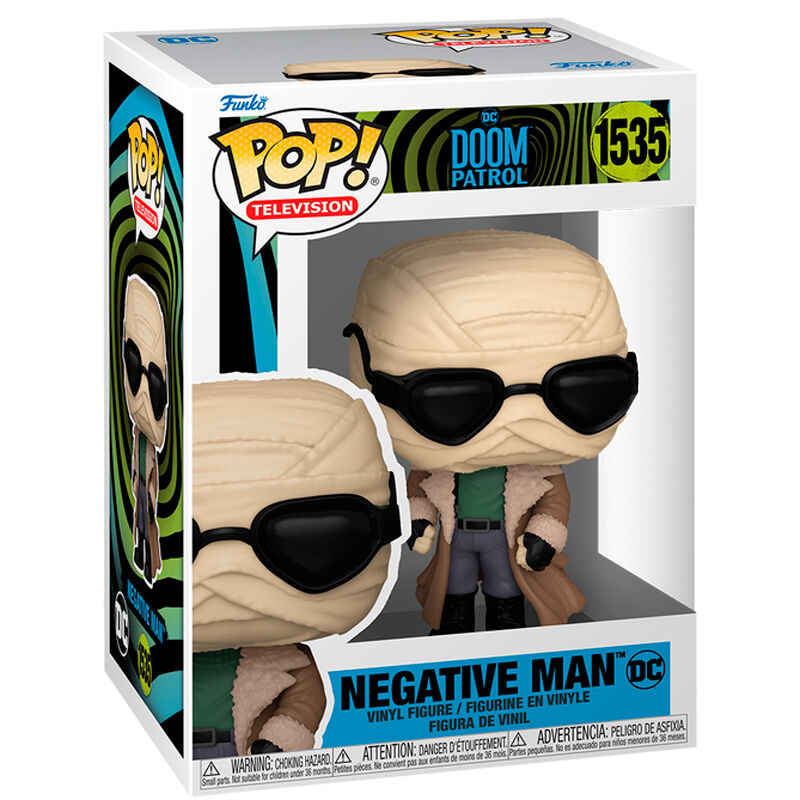 Funko POP DC Comics Doom Patrol Negative Man 9cm Vinyl Figur