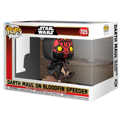 POP Figur Rides Deluxe Star Wars Darth Maul Med Bloodfin Speeder