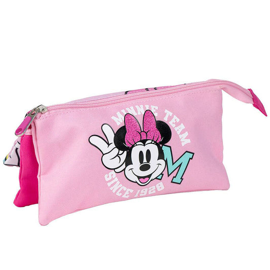 Disney Minnie triple pencil case