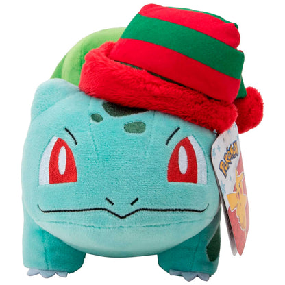 Pokemon Christmas Bulbasaur plush toy 20cm