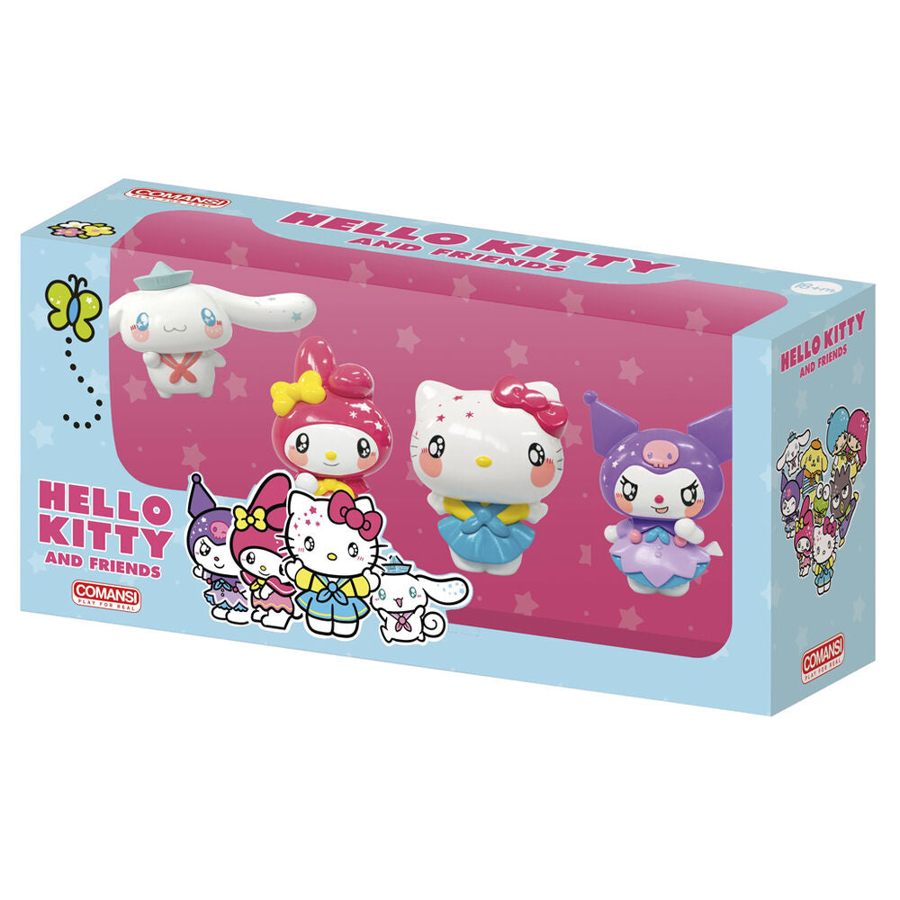 Hello Kitty Friends pack 4 figures