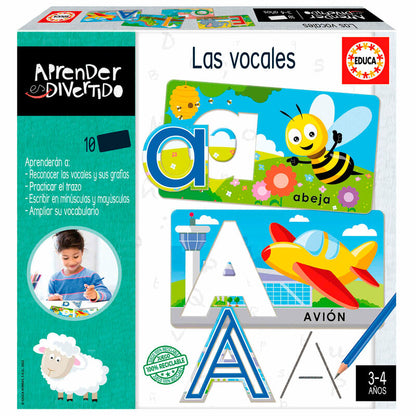 Age: 3-5 years old. Players: +1. Contents: 10 sheets with removable letter templates