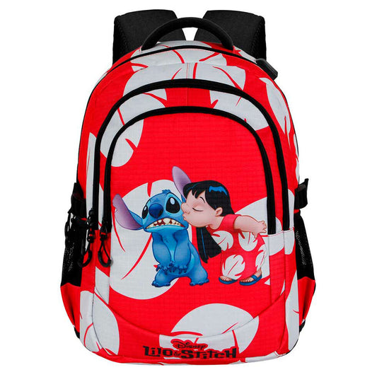 Disney Stitch Kiss adaptable backpack 44cm