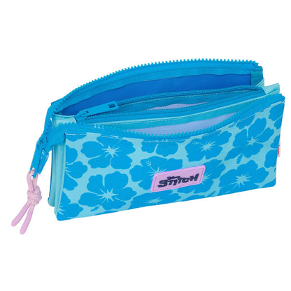 Disney Stitch Hawaii triple pencil case