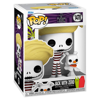 Funko POP Figur Disney Nightmare Before Christmas Jack med Zero