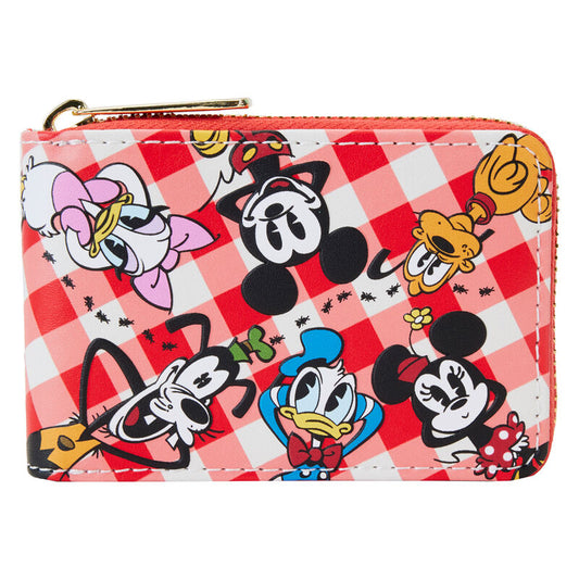 Loungefly Disney Mickey &#38; Friends Picnic Blanket accordion wallet