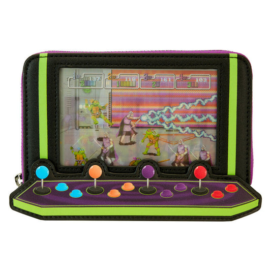 Loungefly Teenage Mutant Ninja Turtles 40th Anniversary Vintage Arcade wallet