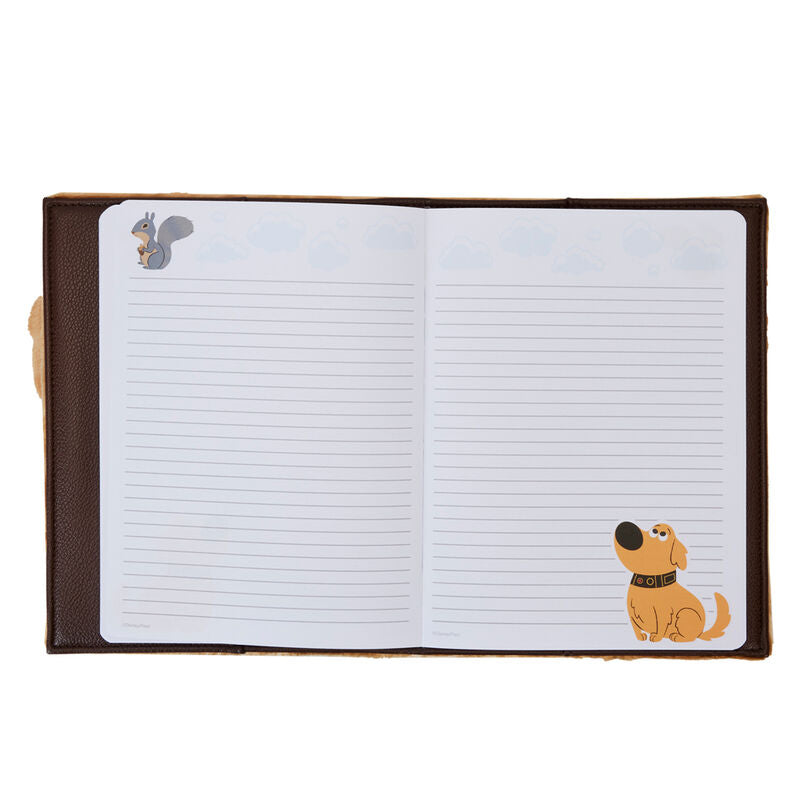 Loungefly Disney Pixar Up 15th Anniversary Dug plush journal