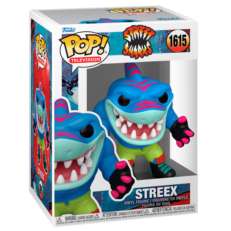 Funko POP Street Sharks Streex Figur