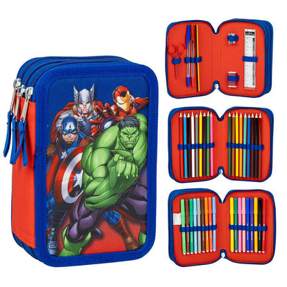 Marvel Avengers triple pencil case