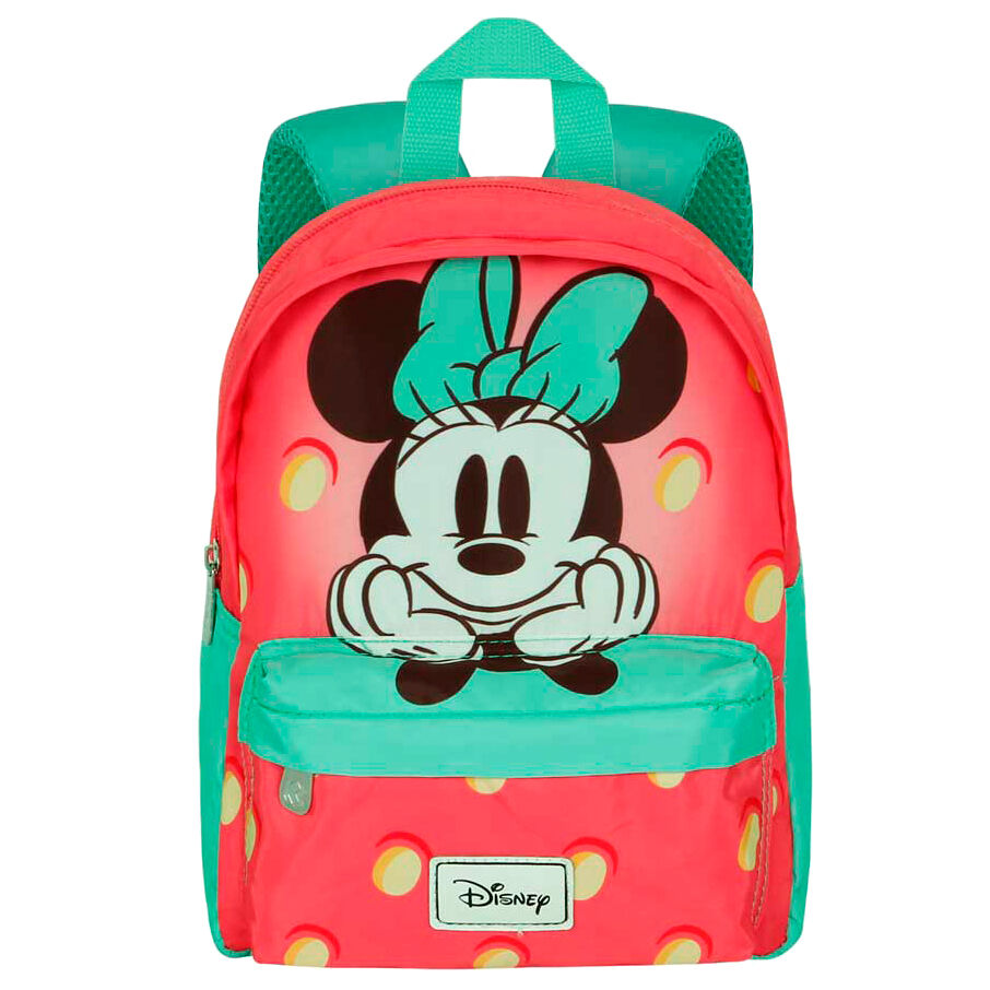 Size: 27x22x9cm. Lightweight preschool backpack with one compartment. Outer body with front pocket. Breathable padded back for extra comfort.