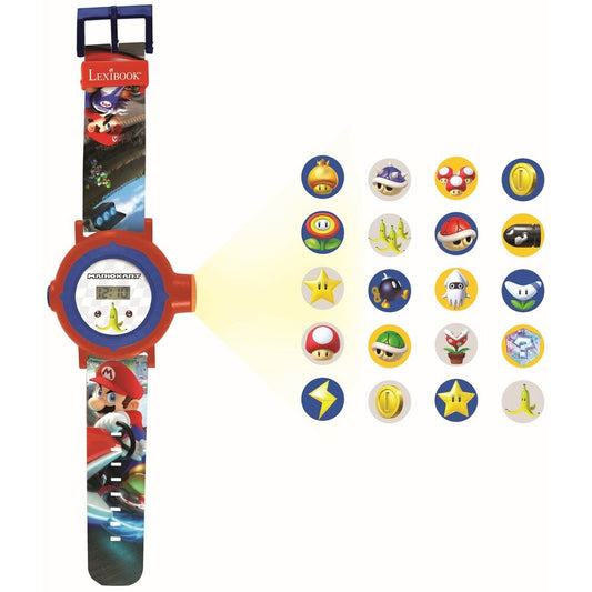 Super Mario Bros digital projector clock