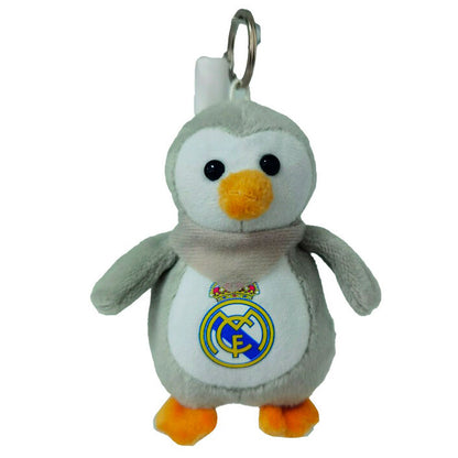 Real Madrid penguin plush key ring