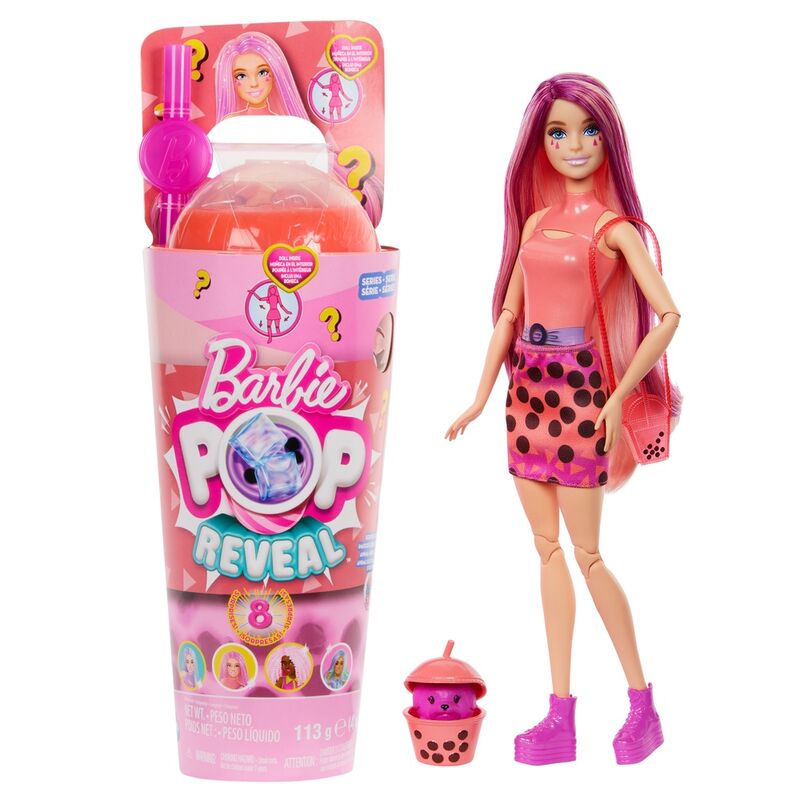 Barbie Bubble Mango Mochi Tea Pop Reveal doll