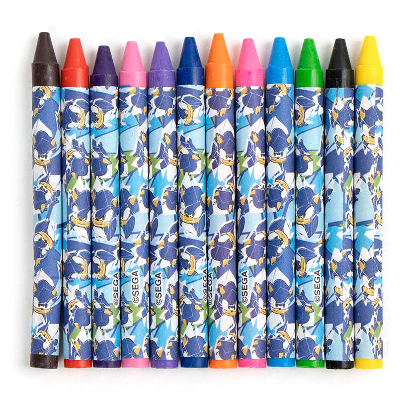 Sonic Prime colouring stationery set