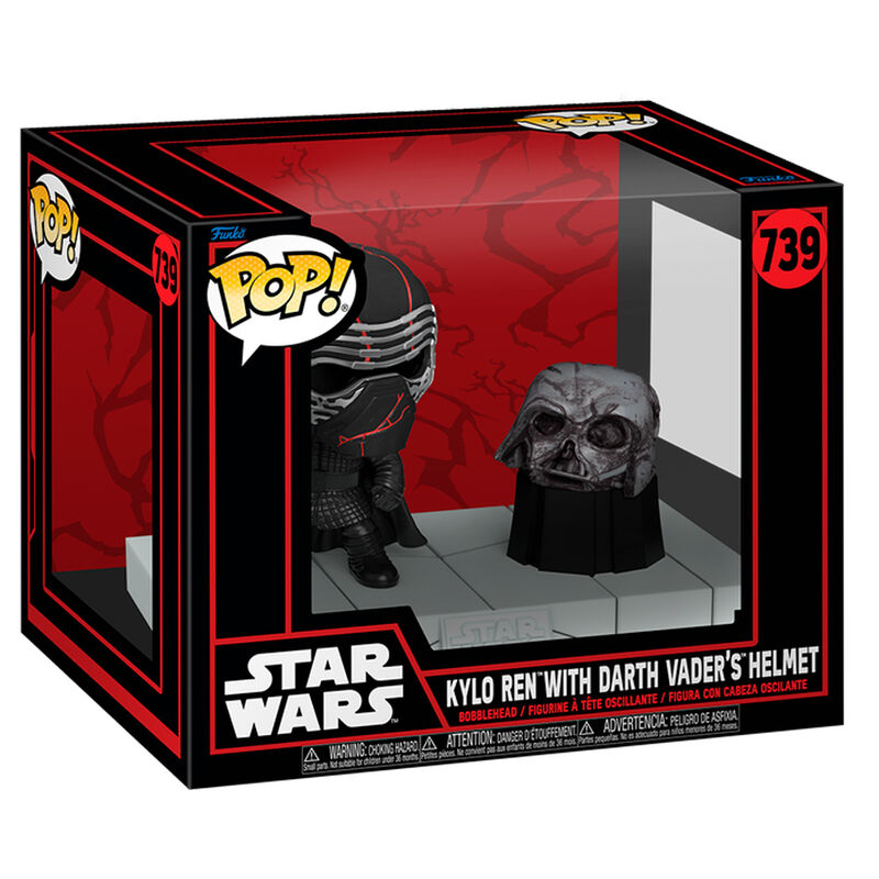 POP figure Deluxe Star Wars Kylo Ren with Darth Vader Helmet