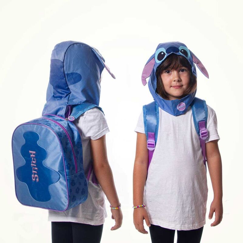 Disney Stitch hooded backpack 31cm