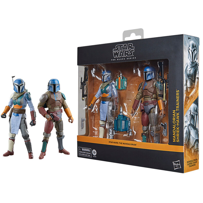 Star Wars The Mandalorian - Mandalorian & Shriek-Hawk Figurins Set 15cm