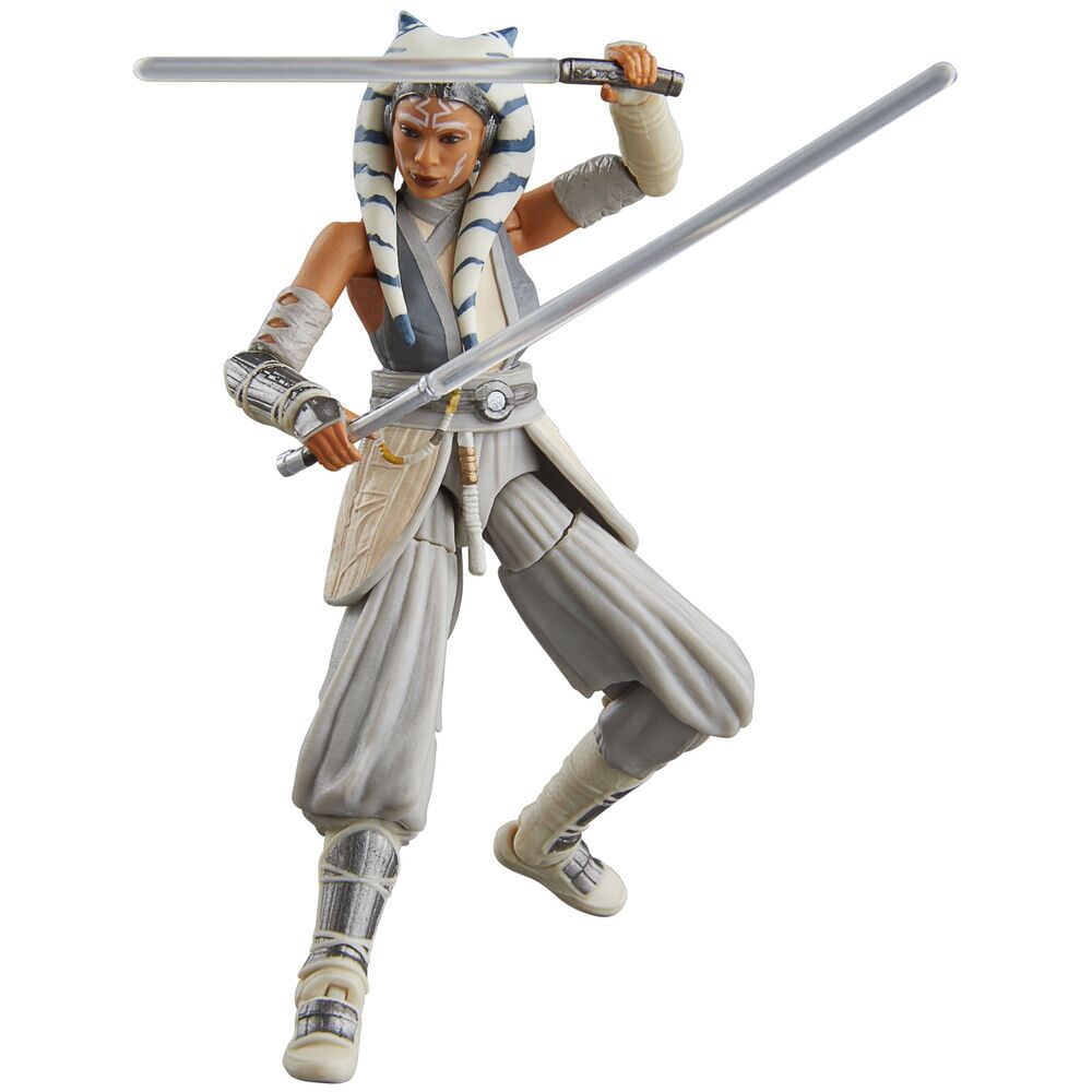 Star Wars Ahsoka Tano Figur 9,5 cm med Ljusvärd