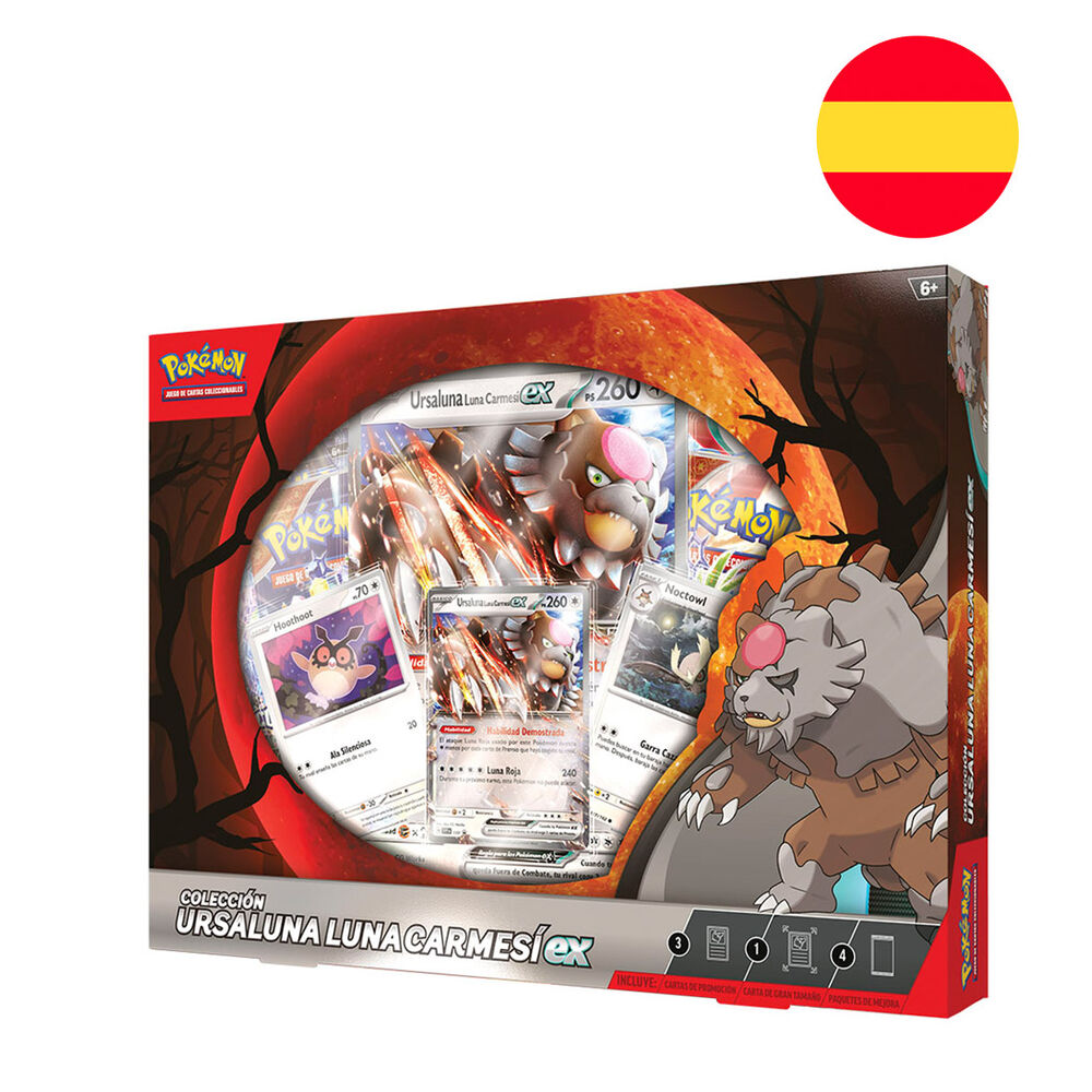 Language: Spanish. Age: +6 years old. Contains: 4 Pokemon booster packs