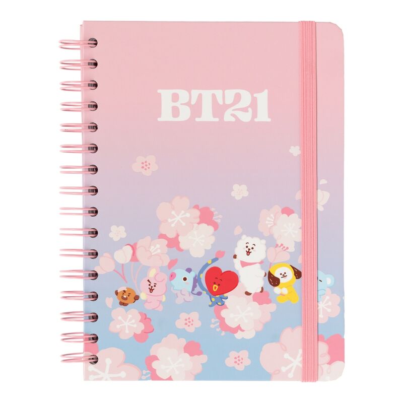 BT21 Sakura A5 notebook