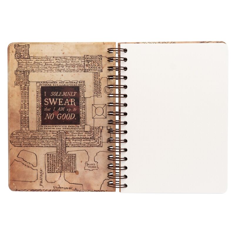 Harry Potter Marauders Map A5 notebook