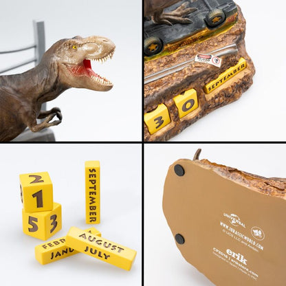 Jurassic Park 3D perpetual calendar