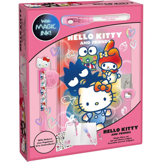 Hello Kitty Diary + magic pen + topper pen