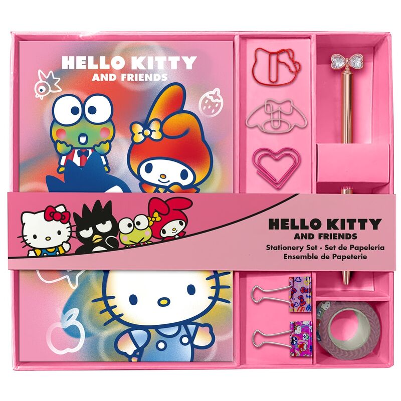 Hello Kitty Stationery set notebook + accessories