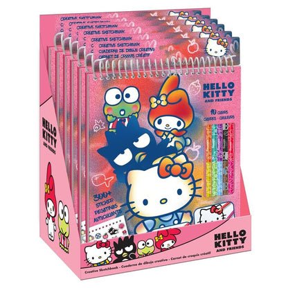 Hello Kitty pencil colouring set