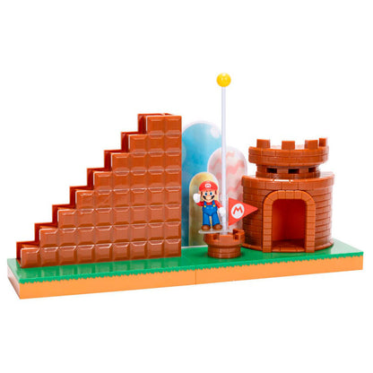 Super Mario Bro Level End playset