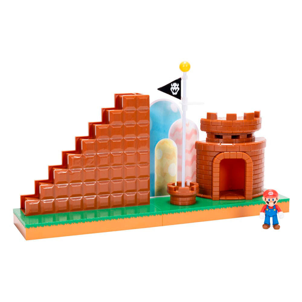 Super Mario Bro Level End playset