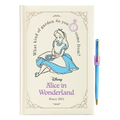 Disney Alice in Wonderland A5 premium notebook + pen