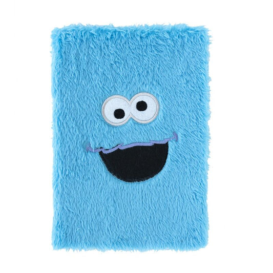 Sesame Street Cookie Monster A5 premium plush notebook