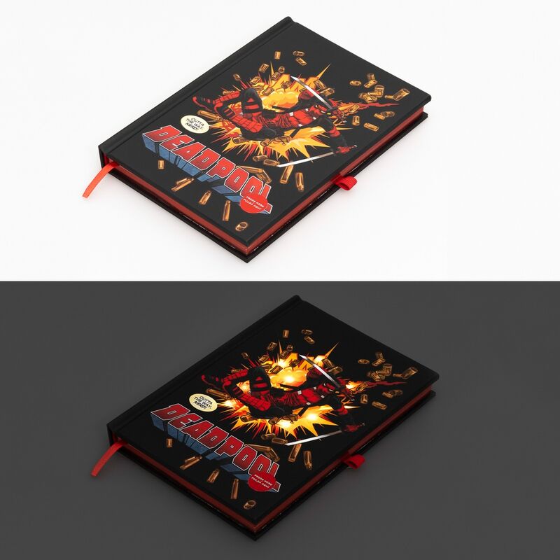 Marvel Deadpool A5 premium led notebook