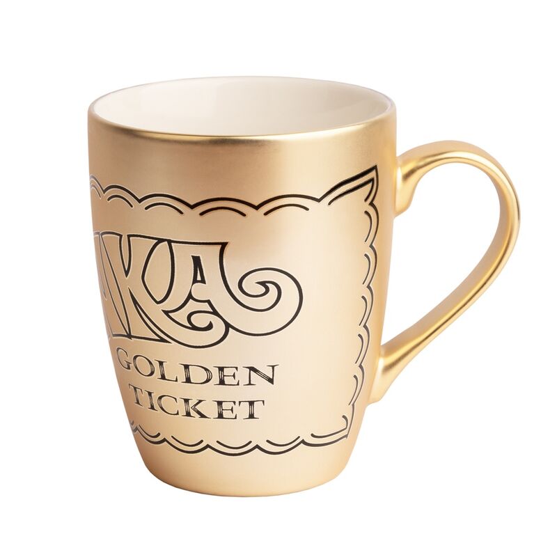 Willy Wonka Golden Ticket mug 350ml