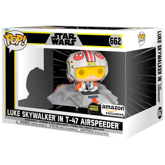 POP Figur Rides Star Wars Luke Skywalker i T-47 Airspeeder Exclusive