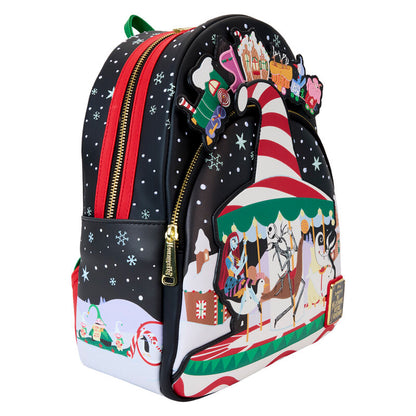 Loungefly Disney Nightmare Before Christmas Journey to Christmas Town backpack