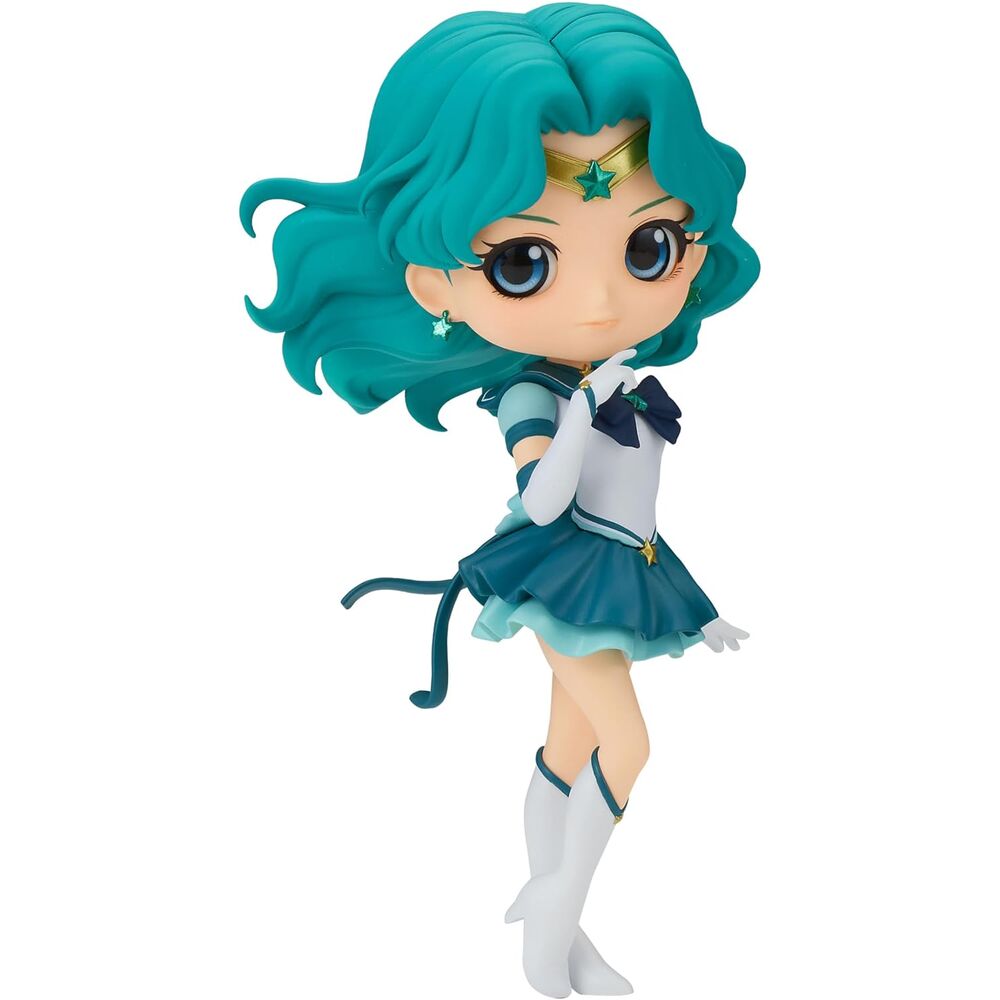 Sailor Moon Cosmos - Eternal Sailor Neptune Q Posket Figur 14cm