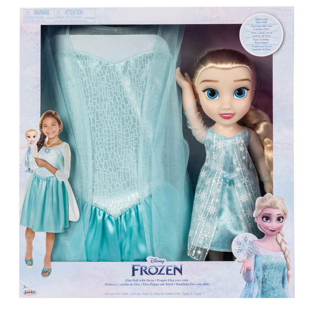 Disney Frozen 2 Elsa doll + costume 38cm