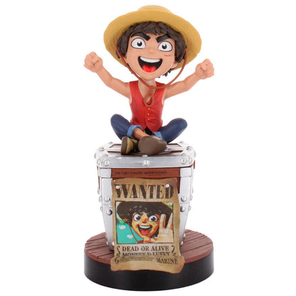 One Piece Luffy Wanted Poster clamping bracket Cable guy 20cm