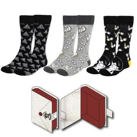 Harry Potter pack 3 adult socks