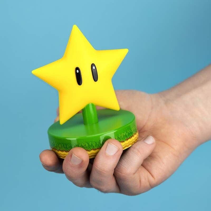 Super Mario Bros Star Icons lamp 12cm