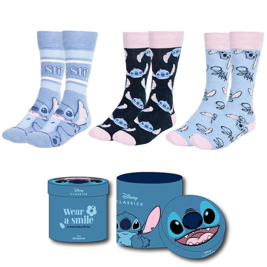 Disney Stitch pack 3 adult socks