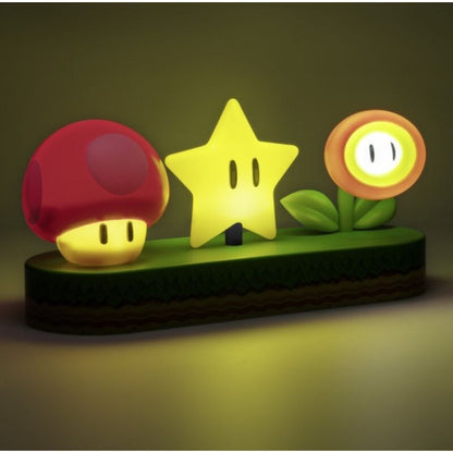 Super Mario Bros Icons Lampa