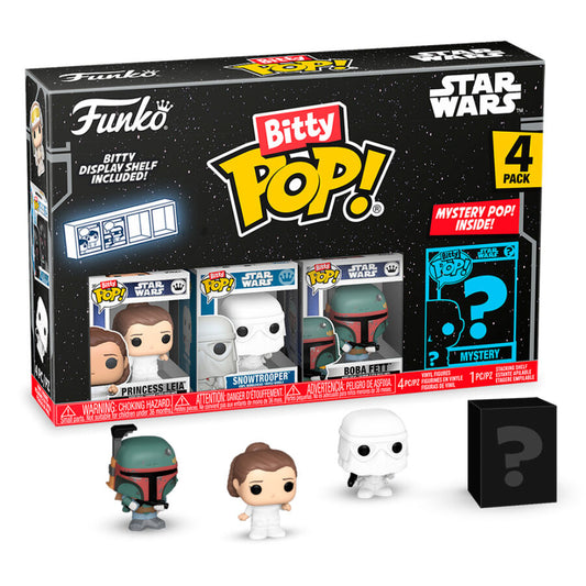 Bitty POP! Star Wars Leia 4-Figure Blisterpack